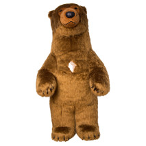 Przebranie dmuchane, kostium - Brunatny Niedźwiedź z długim futrem Przebranie dmuchane, kostium - Brunatny Niedźwiedź z długim futrem